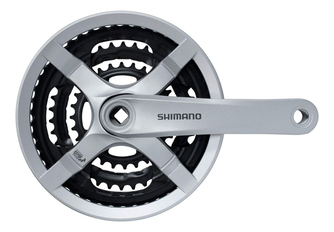 Volante Shimano Fc-ty501 6/7/8v, 170mm, 42x34x24t Gris-0