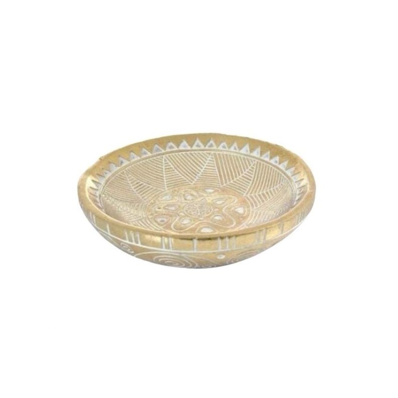 Centro decorativo dorado 29x5x5 cms-0