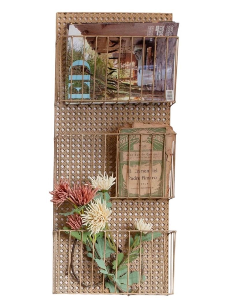 Revistero metal 33x3x80 cms-0
