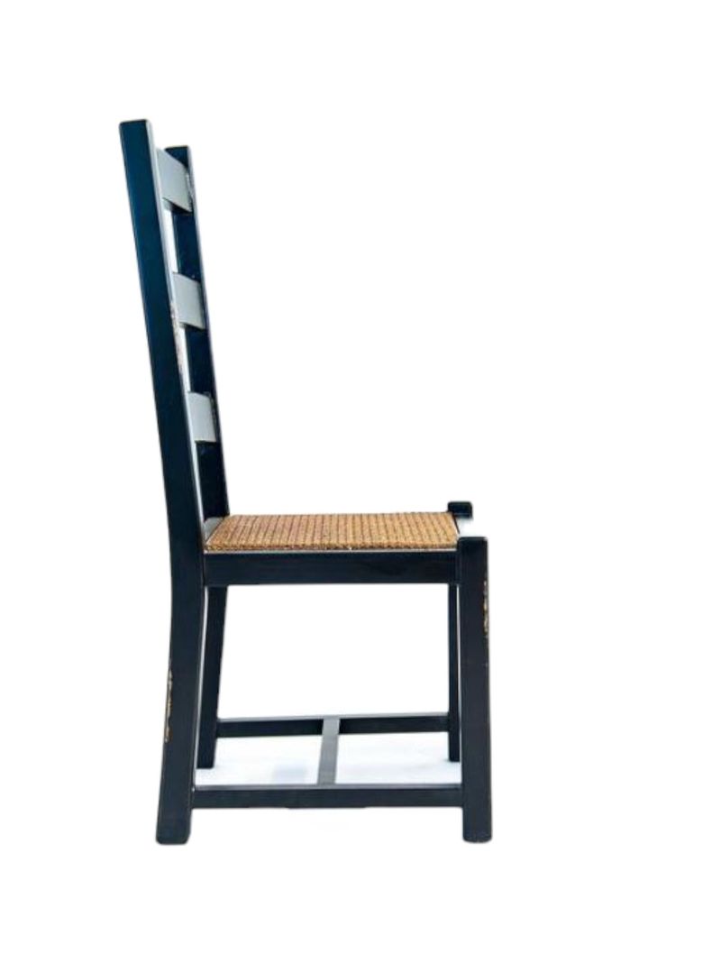 Silla madera rústica 3 colores  44x44x105 cms-2