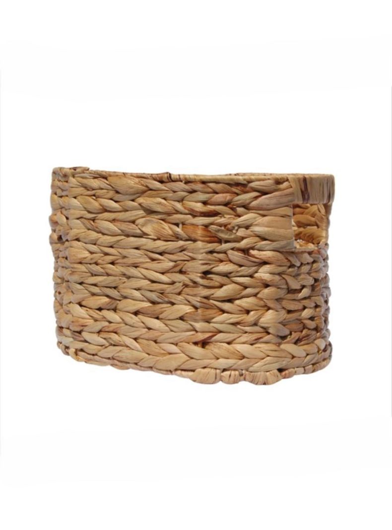 Canasto fibra trenzas pequeño 30x20x20 cms-2