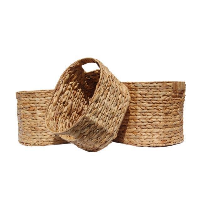 Canasto fibra trenzas pequeño 30x20x20 cms-3
