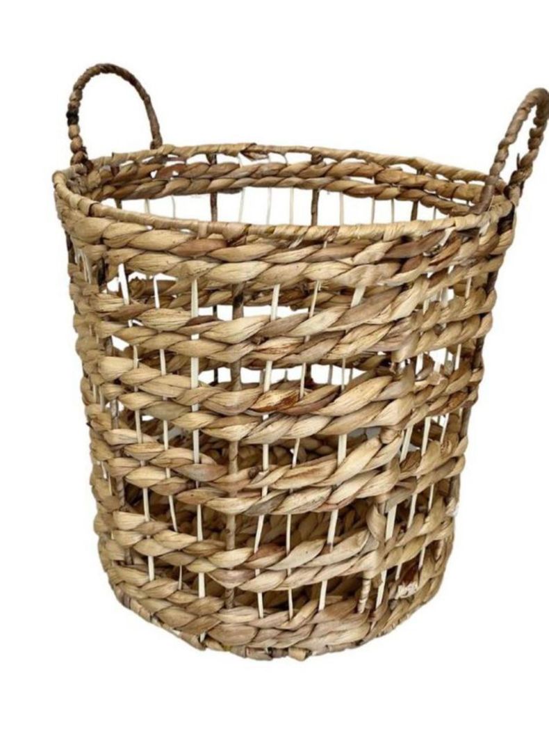 Canasto fibra natural grande 45x45 cms-1
