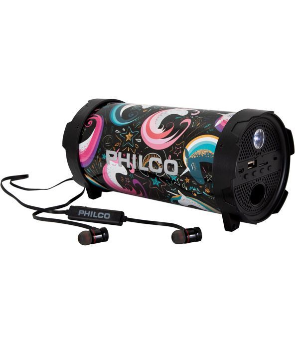 Bazooka C/ Audifono Bt Px56 Unicornio Philco-0