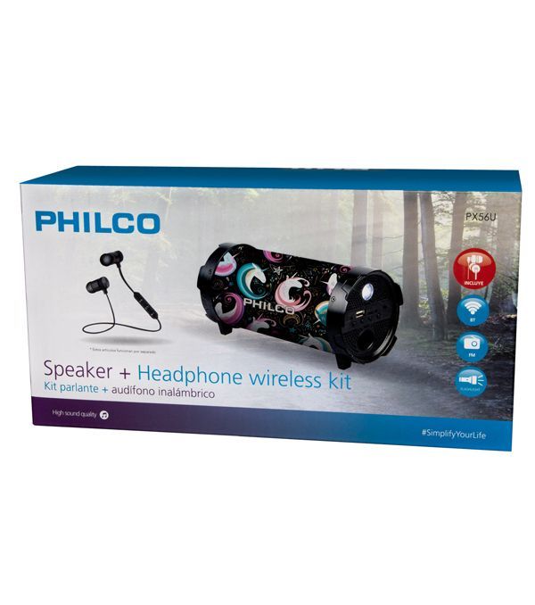 Bazooka C/ Audifono Bt Px56 Unicornio Philco-1