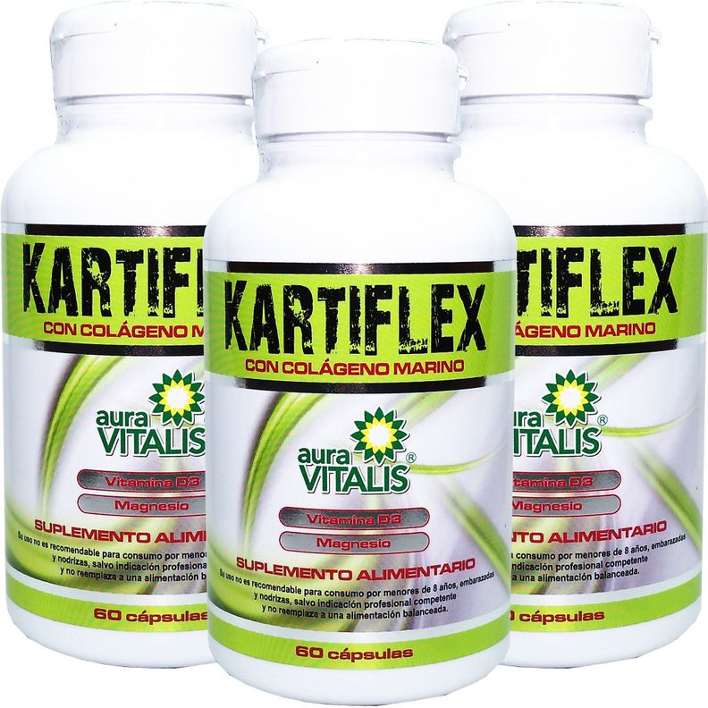 3 X AURA VITALIS KARTIFLEX 60 CAPSULAS-0