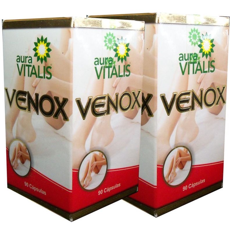 2 X AURA VITALIS VENOX 90 CAPSULAS-0