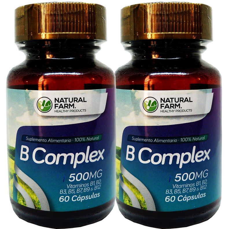 2 X NATURAL FARM B-COMPLEX VITAMINA 60 CAPS-0