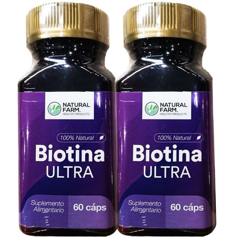 2 X NATURAL FARM BIOTINA ULTRA 150 MCGS 60 CAPS-0