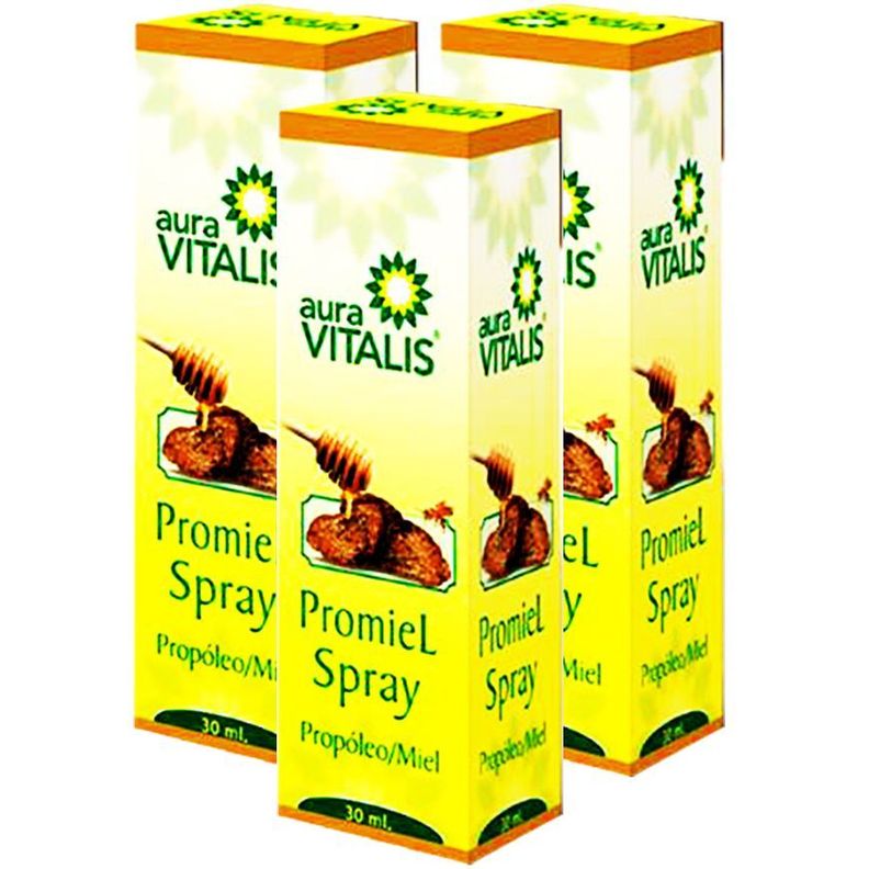 3 X AURA VITALIS PROMIEL SPRAY 30ML-0