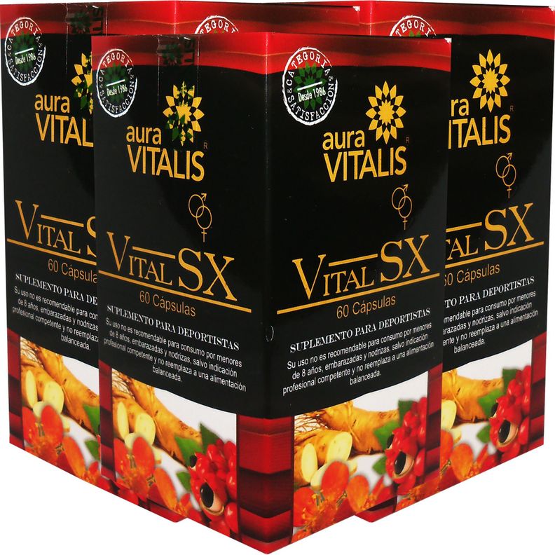 3 X AURA VITALIS VITALSEX 60 CAPS-0