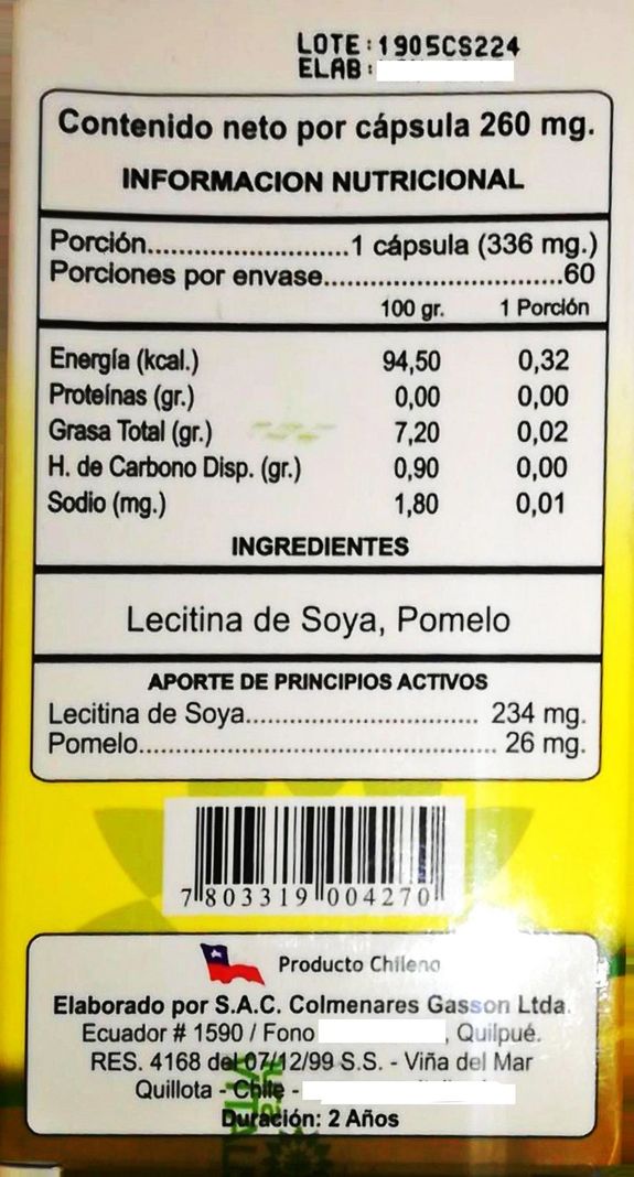 AURA VITALIS LECITINA DE SOYA 60 CAPSULAS VEGETALES-1