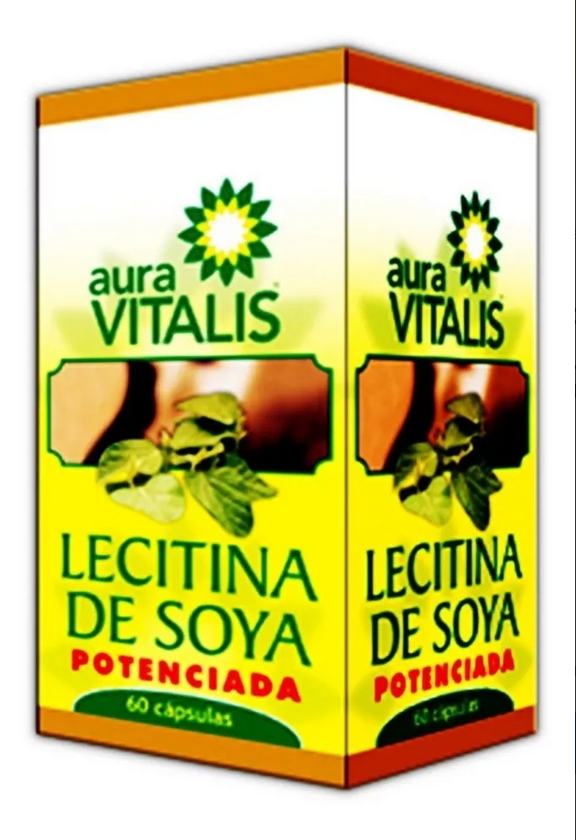 AURA VITALIS LECITINA DE SOYA 60 CAPSULAS VEGETALES-0