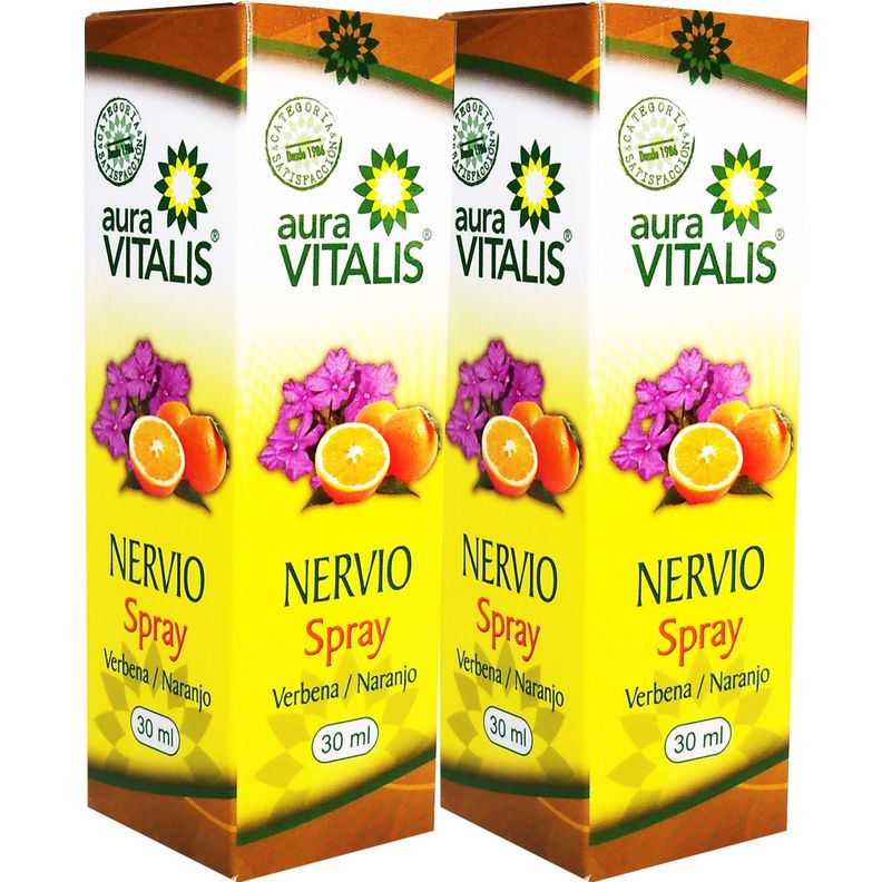 2 X AURA VITALIS NERVIO SPRAY 30ML-0