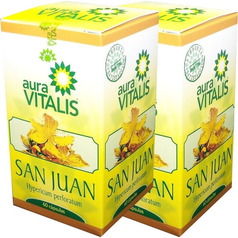 2 X AURA VITALIS HIERBA DE SAN JUAN 343 MG 60 CAPSULAS-0