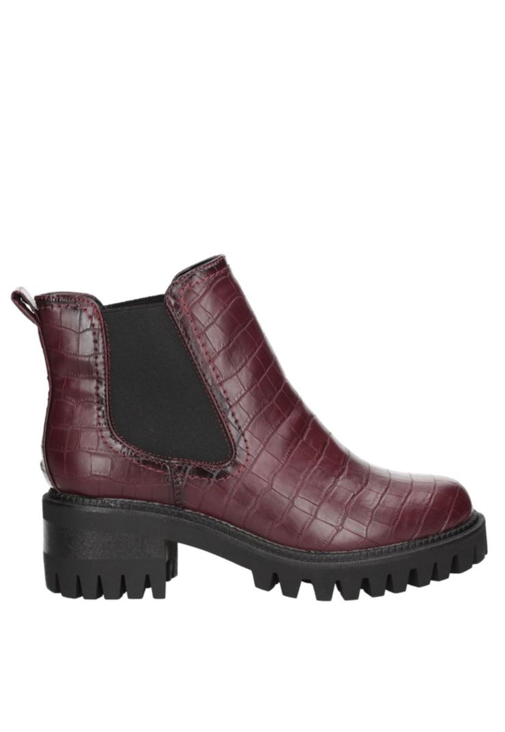 Botin Casual Mujer Dakota - F654 Bordó-1