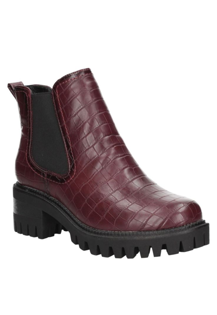 Botin Casual Mujer Dakota - F654 Bordó-0