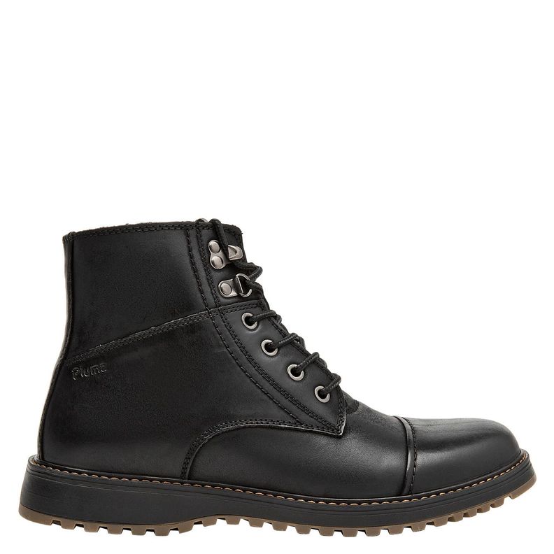 Botin Cuero Hombre Pluma - PLH0060 Negro 39