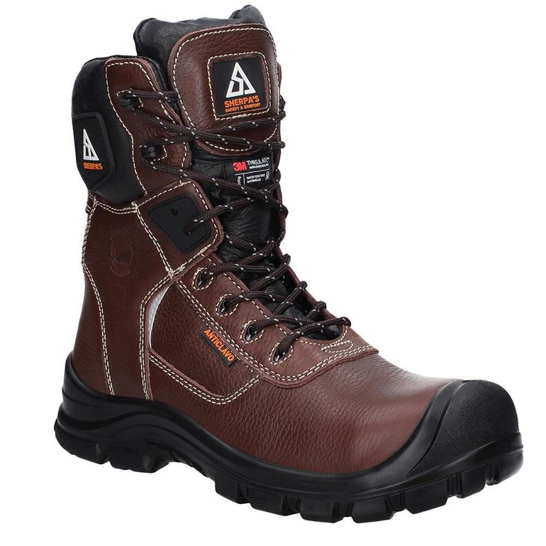 Zapato De Seguridad Hombre Sherpa's Water Resistant - A907 Cafe CL 39