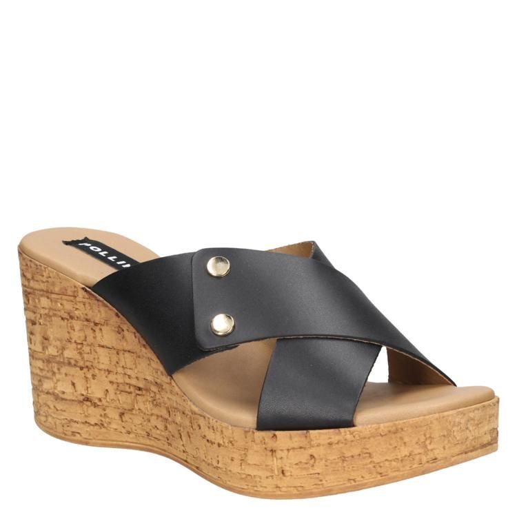 Sandalia Casual Mujer Pollini - I243 Negro CL 36