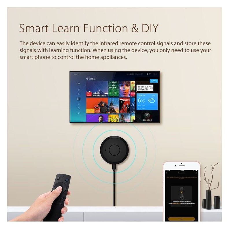 Control Remoto Basic Inteligente IR TV -6
