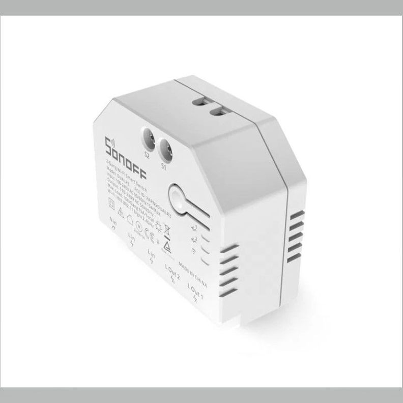 Interruptor DIY Sonoff DUALR3 Lite 2CH -1