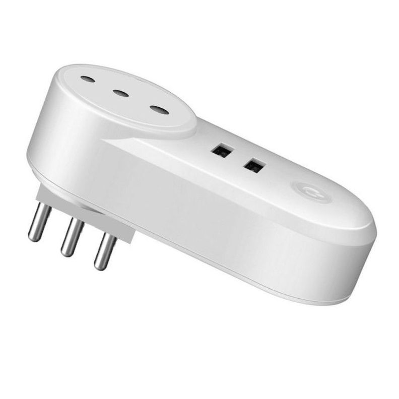 Enchufe Wifi Inteligente 10A con USB-2