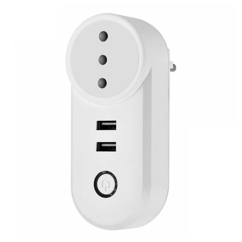 Enchufe Wifi Inteligente 10A con USB-1
