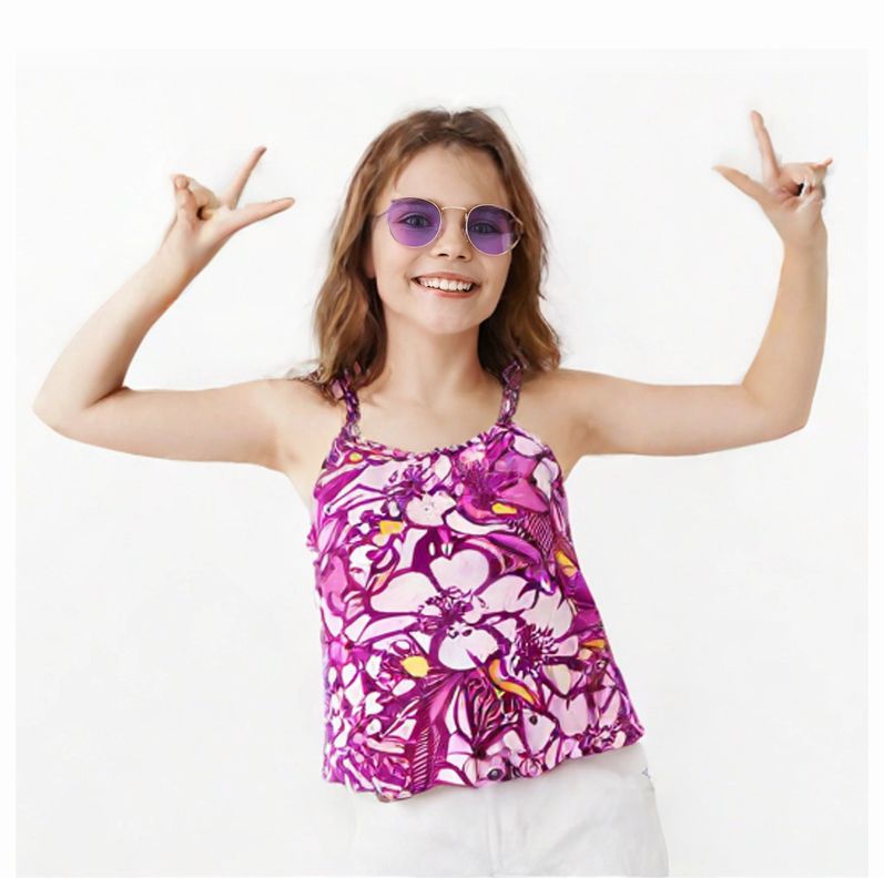 Polera Rosa S Old Navy