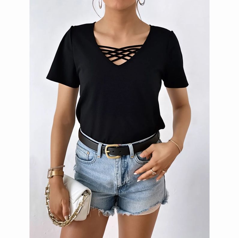Polera Negra L Mossimo