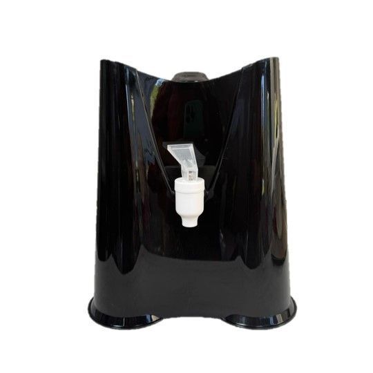 Dispensador de agua sobremesa plástico triangular negro-0