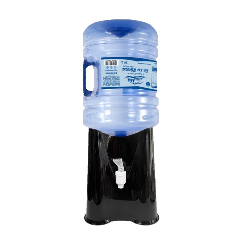 Dispensador de agua sobremesa plástico triangular negro-3