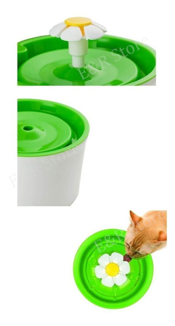Bebedero Para Gatos Y Perros Fuente De Agua Con Fl-3
