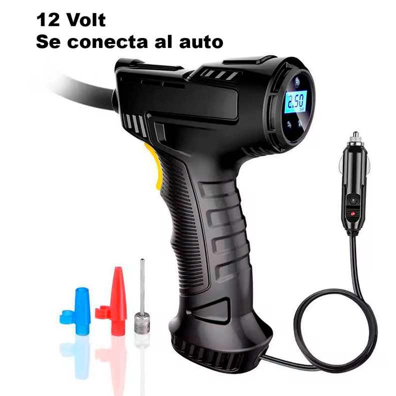 Compresor Inflador De Neumaticos Digital Para Autos-4