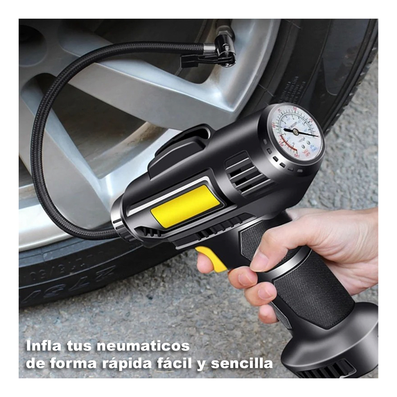 Compresor Inflador De Neumaticos Digital Para Autos-5