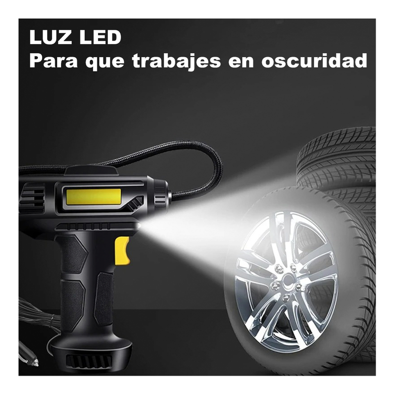 Compresor Inflador De Neumaticos Digital Para Autos-6