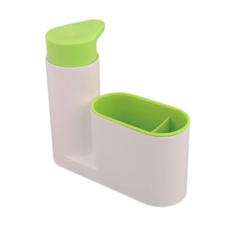 Dispensador Jabon Liquido Lavaplatos Lavalozas Porta Esponja-2