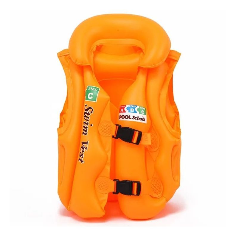 Chaleco Seguridad Inflable Flotador Niños Salvavidas-0