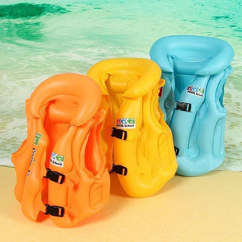 Chaleco Seguridad Inflable Flotador Niños Salvavidas-1