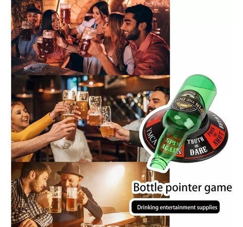 Juego De Retos Trago Botella Botellita Gira -1