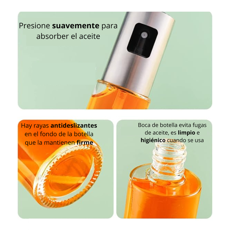 Dispensador Spray Rociador Aceite Vinagre Botella -5
