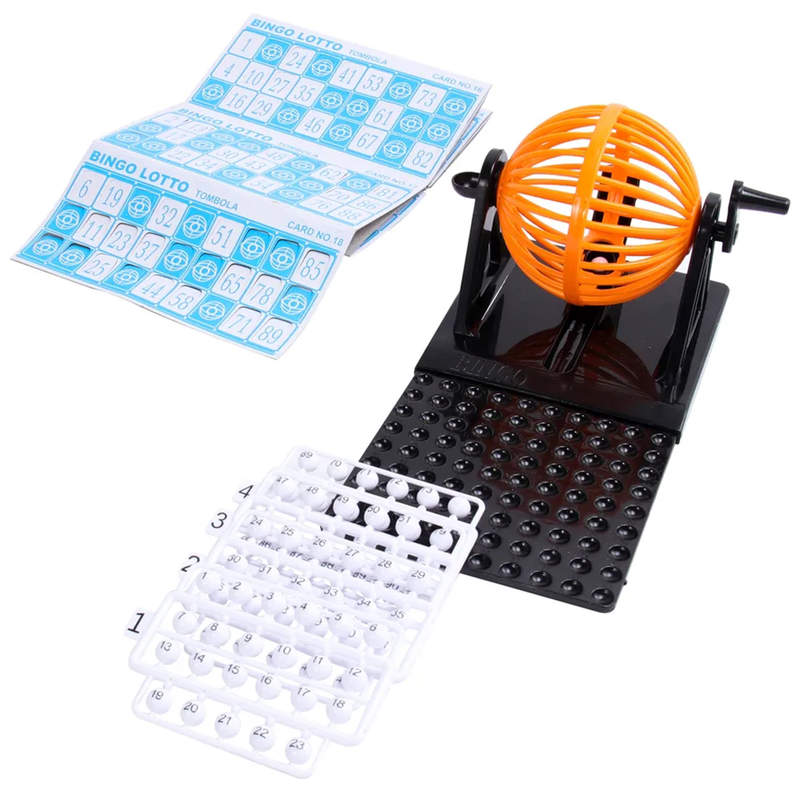 Bingo Lotto Juegos Tombola 12 Cartones 90 Numeros Familiar-6