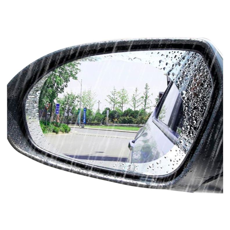  Set X2 Lamina Antiempañante Retrovisor Espejo Ant-0