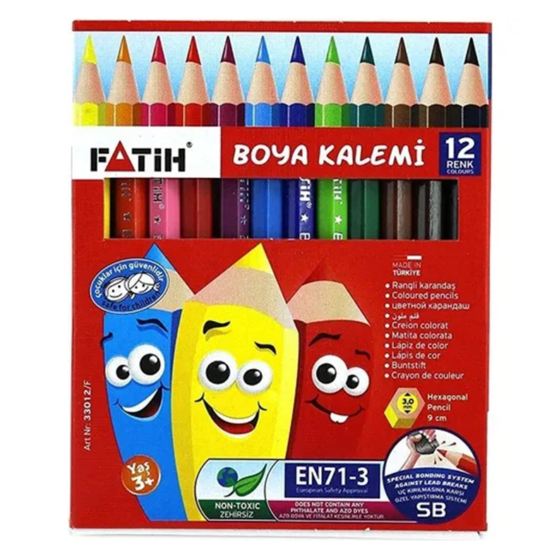 Set 12 Lapices De Color Colores Surtidos-2