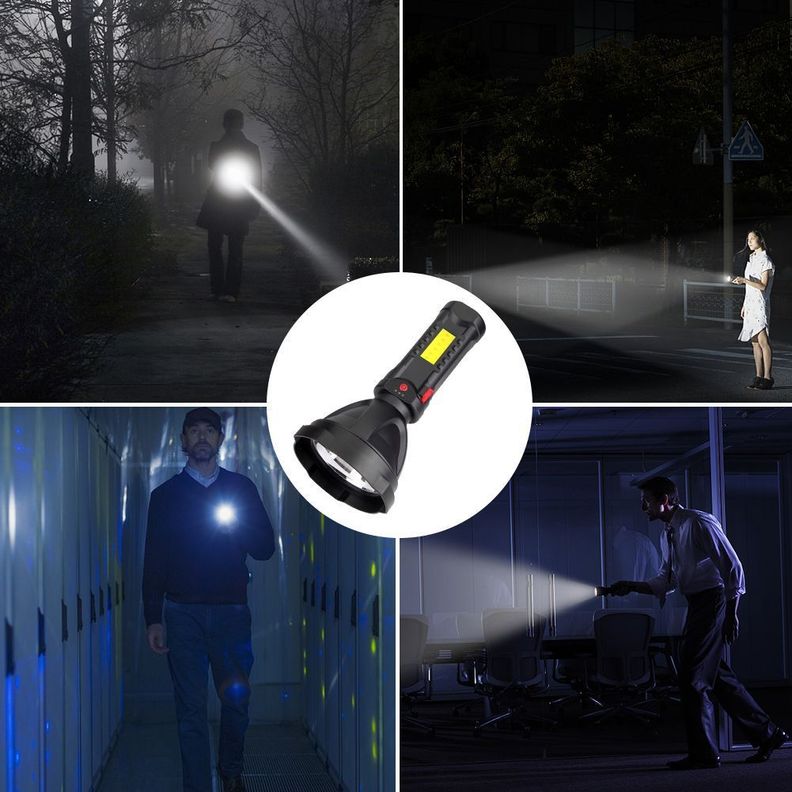 Linterna Recargable Usb 5 Modos Impermeable-3