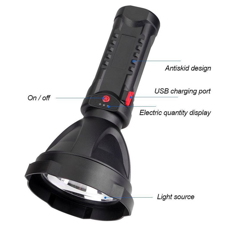 Linterna Recargable Usb 5 Modos Impermeable-5