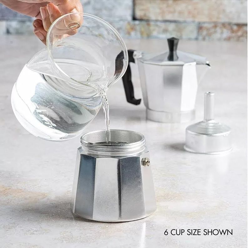 Cafetera Italiana 6 Tazas Cafetera Portatil Grecas-3