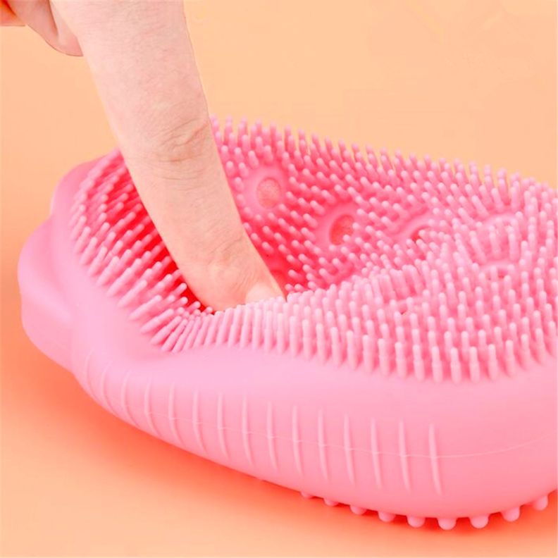Esponja Exfoliante De Silicona Baño Ducha Burbujas-3