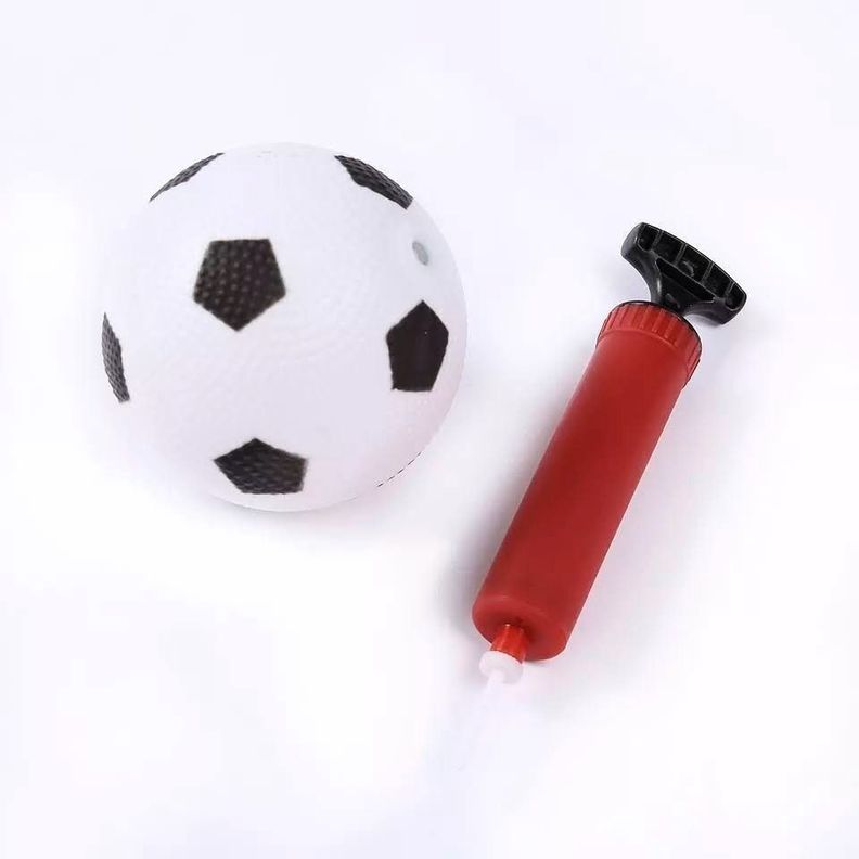 Set Arco Futbol Armable + Pelota + Bombin Para Niñ-1