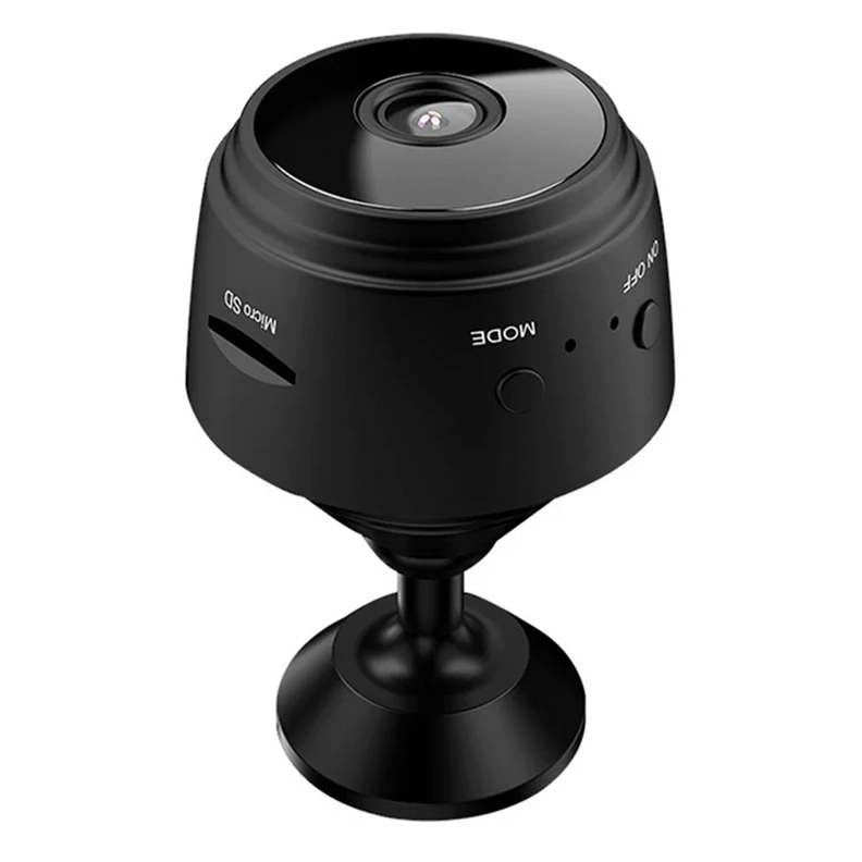 Camara Espia Audio Video Detecta Movimiento Color Negro-1